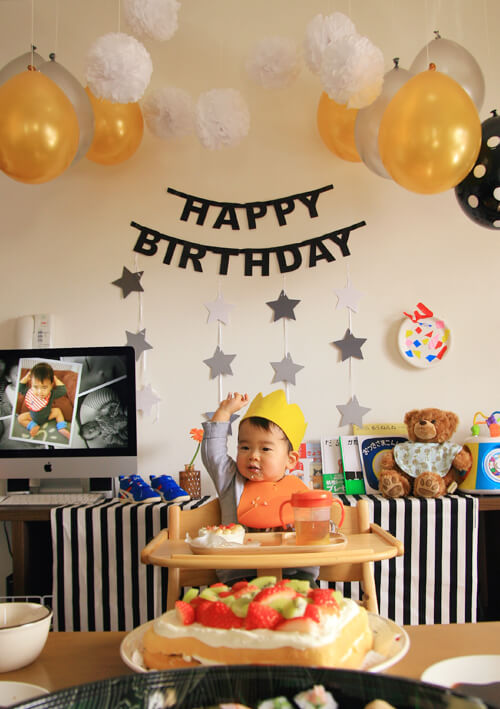 1歳の誕生日はオシャレに飾り付けて最高の一日にしよう｜こりのろっさブログ
