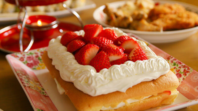 ケーキ完成