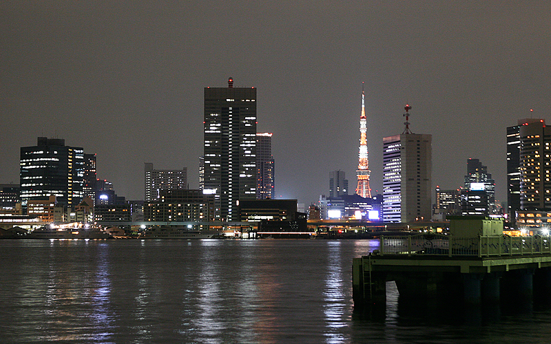 東京の夜景の写真