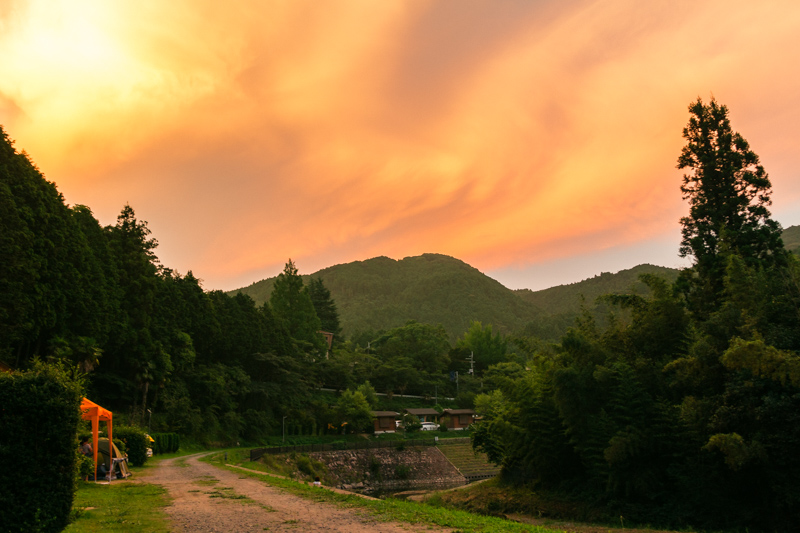 夕方の風景